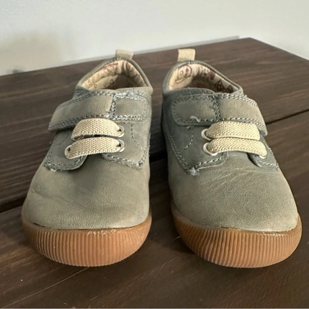 LIVIE‎ AND LUCA boy's swift sneaker in faded denim Leather